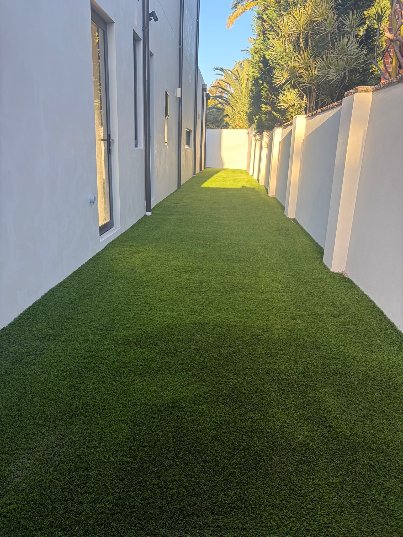 Sylvania Backyard — Greenscape Turfing project