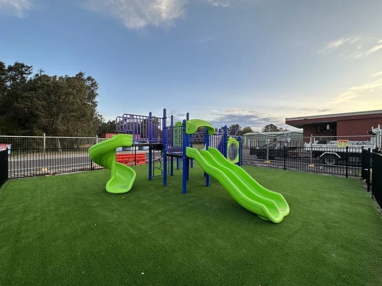 Kids Playground — synthetic grass, Sydney